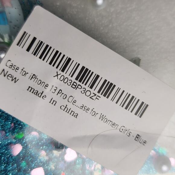 IPhone 13 Pro Case Jelly New Phone Cover Beach Seashells Blue 26 Girls Women New - Picture 3 of 7